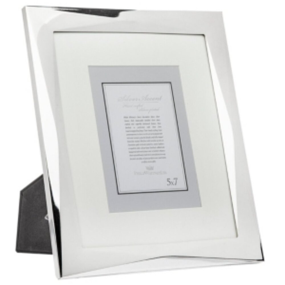 Philip Whitney Geometric Silver Frame - 8" X 10"